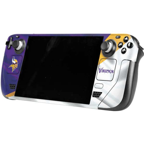 NFL Minnesota Vikings Steam Deck Handheld Gaming Computer Skin